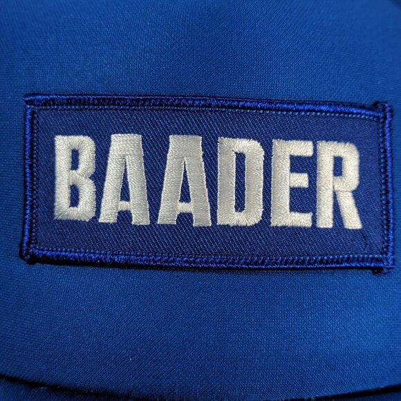 Baader Blue Vintage Snapback Trucker Hat Foam Front Ball Cap - Picture 2 of 7